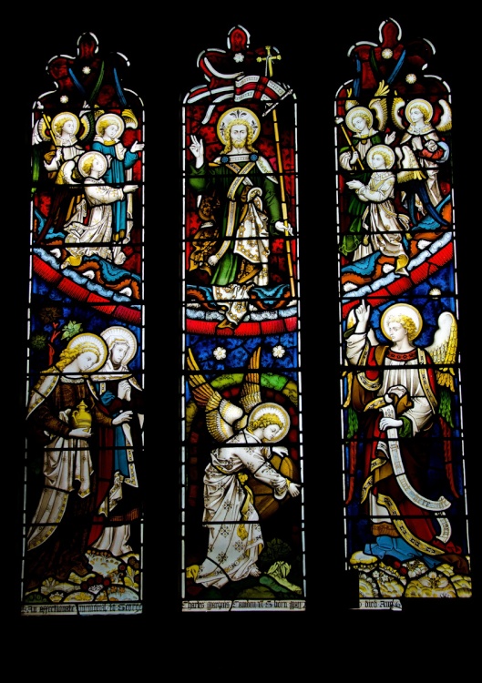 Stained glass window, Seal church