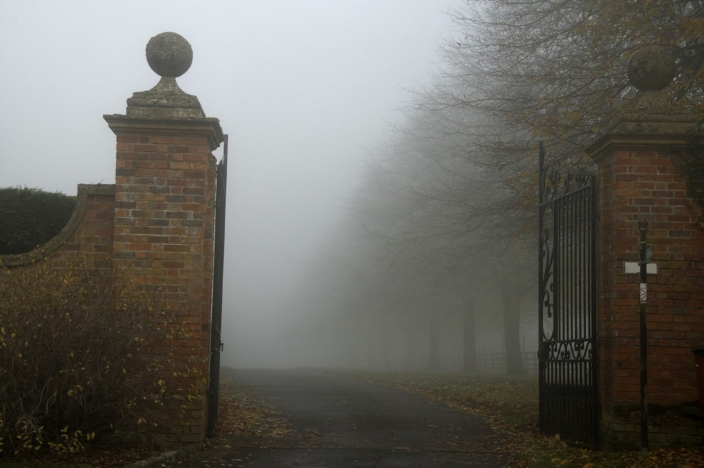 Gateway in the Fog, Hillesden, Bucks.