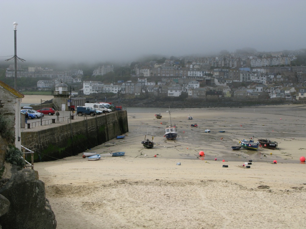 Misty start to the day in St Ives.