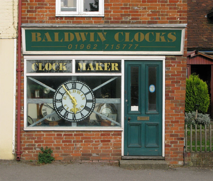 Clockmaker shop
