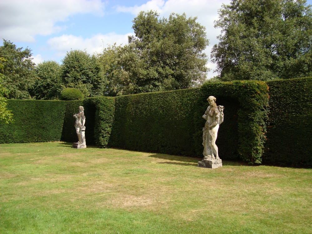 Statues in the Knot Garden