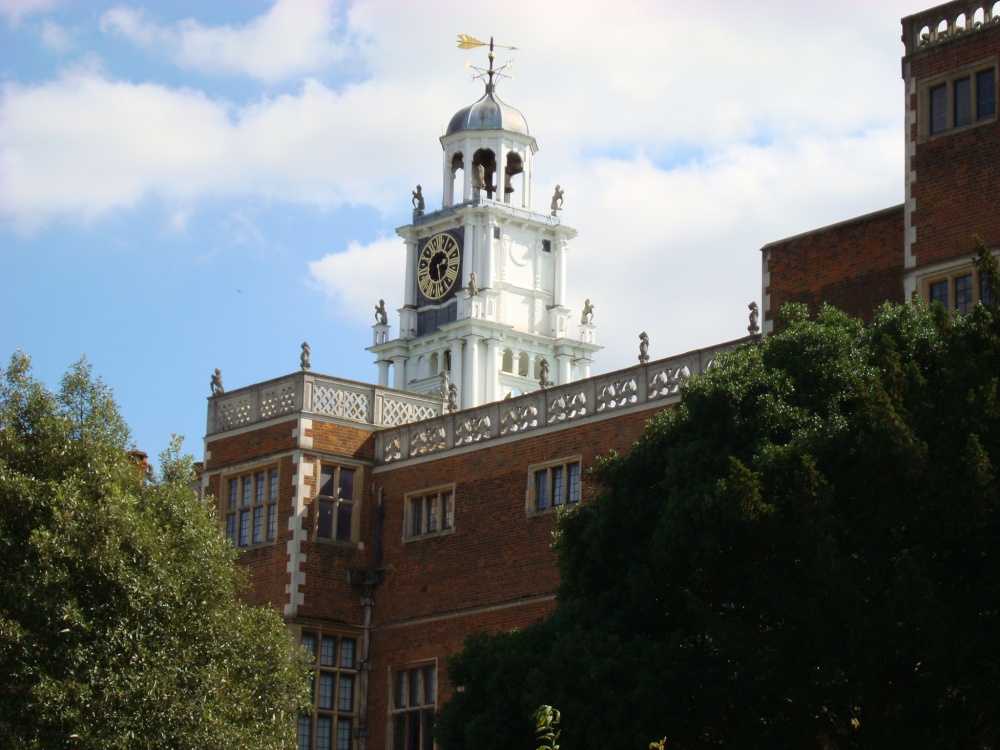 The clock tower which has been attributed to Inigo Jones.