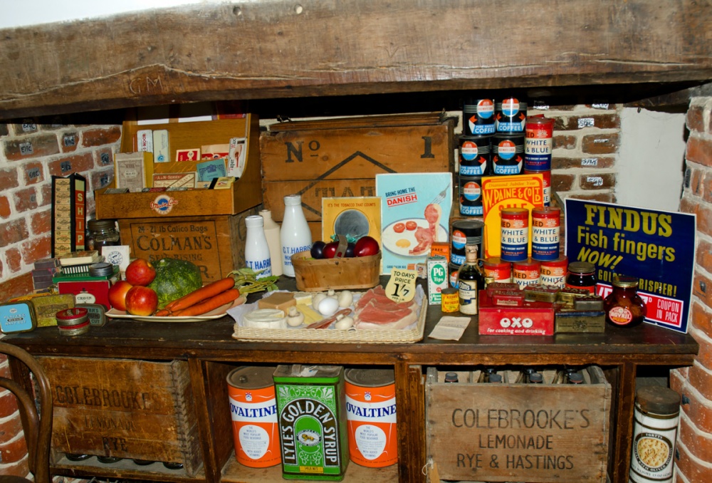 Old shop display at the Museum of Kent Life
