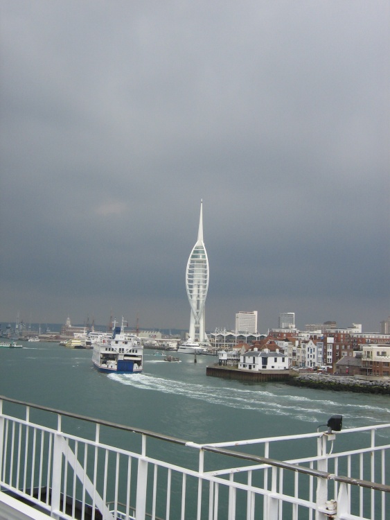 Leaving Portsmouth for Isle of Wight