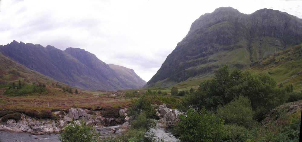 The road into the pass of Glencoe
