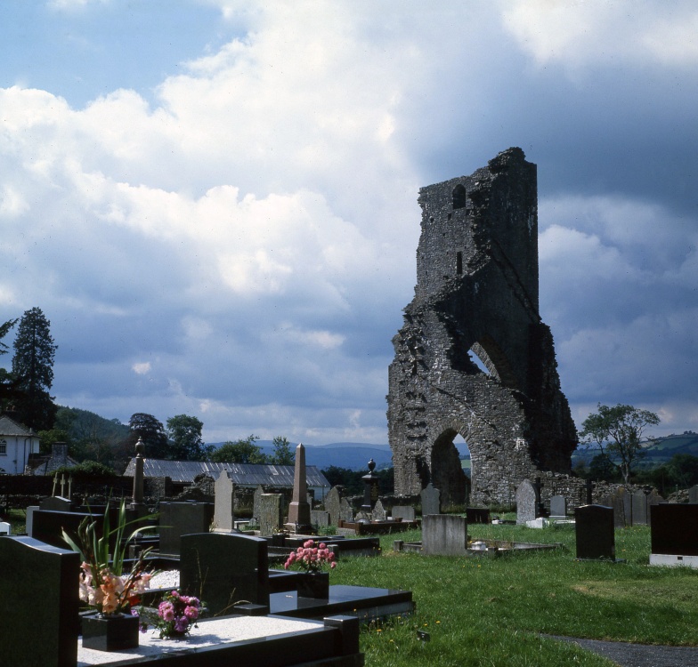 The ruins of Talley Abbey