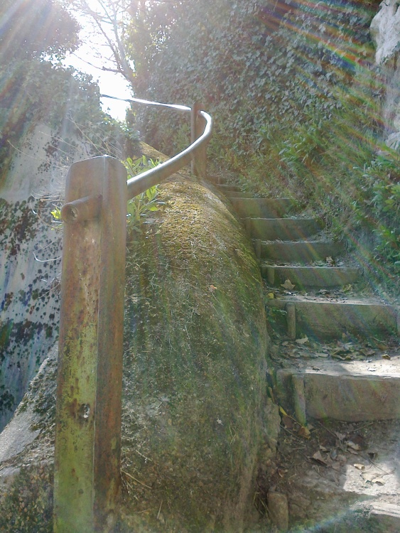 Steps to the beach, St Margaret's at Cliffe