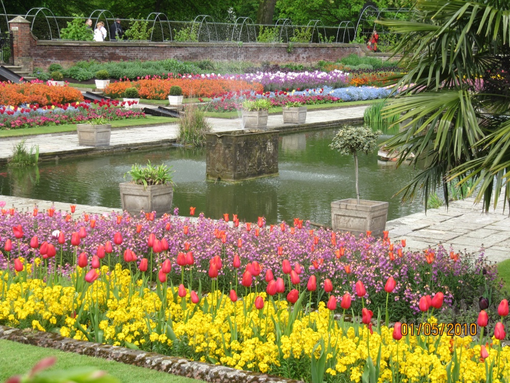 Sunken Garden at Kensington Palace