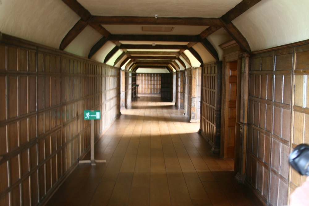 Passage upstairs at Barrington Court.