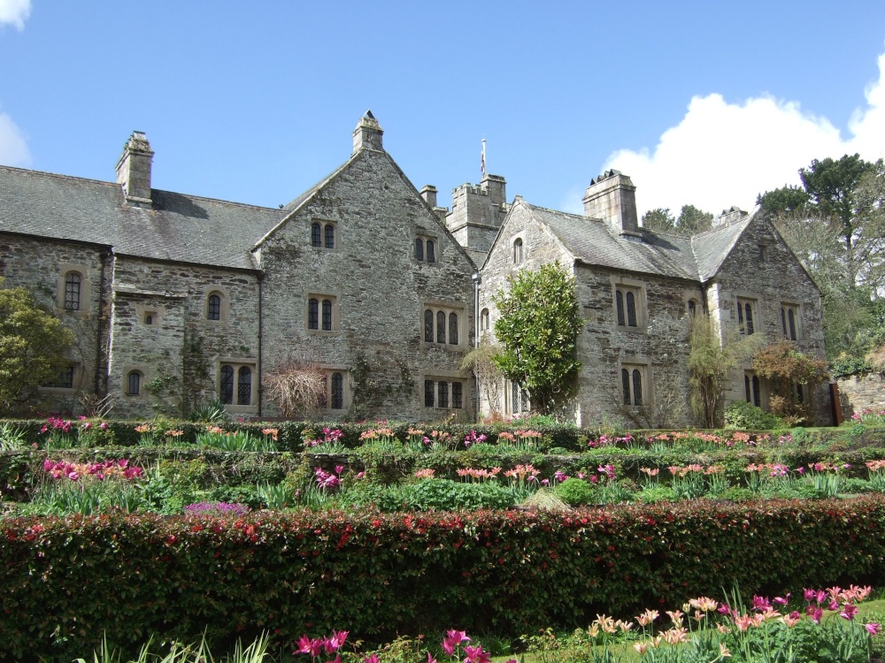 Cotehele House in Spring