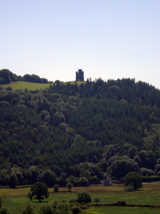 Paxton's Tower, from Dryslwyn Castle