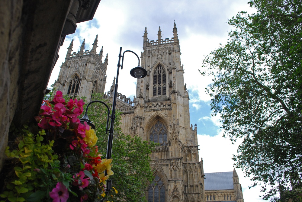 Colourful view of York Minster