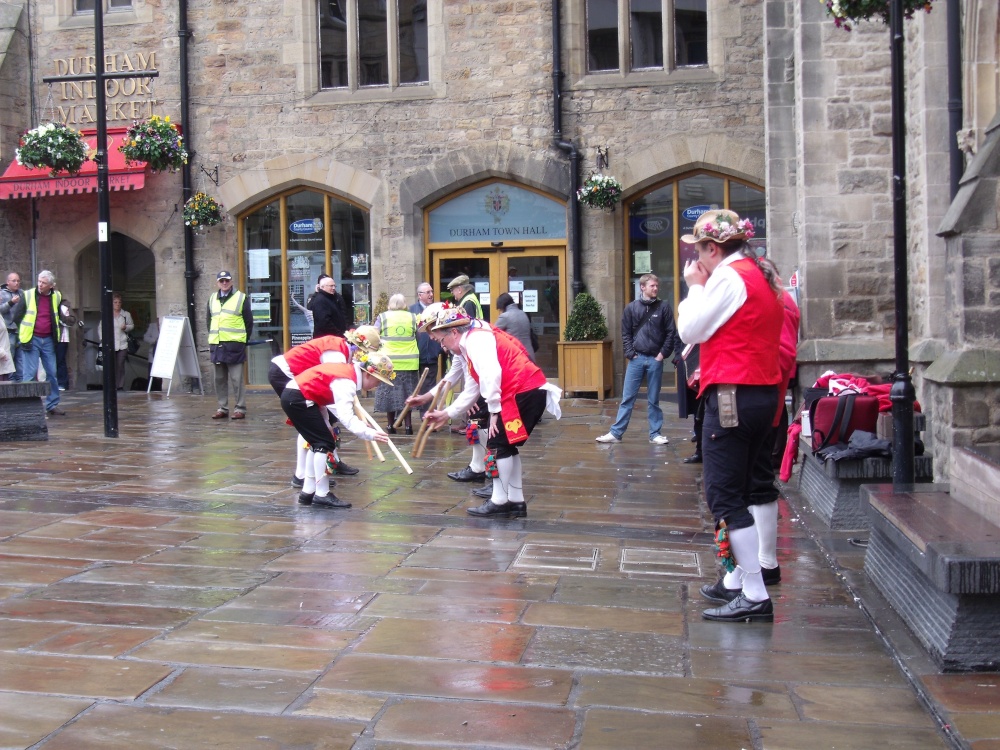 Morris Dancers, Market Square, Durham