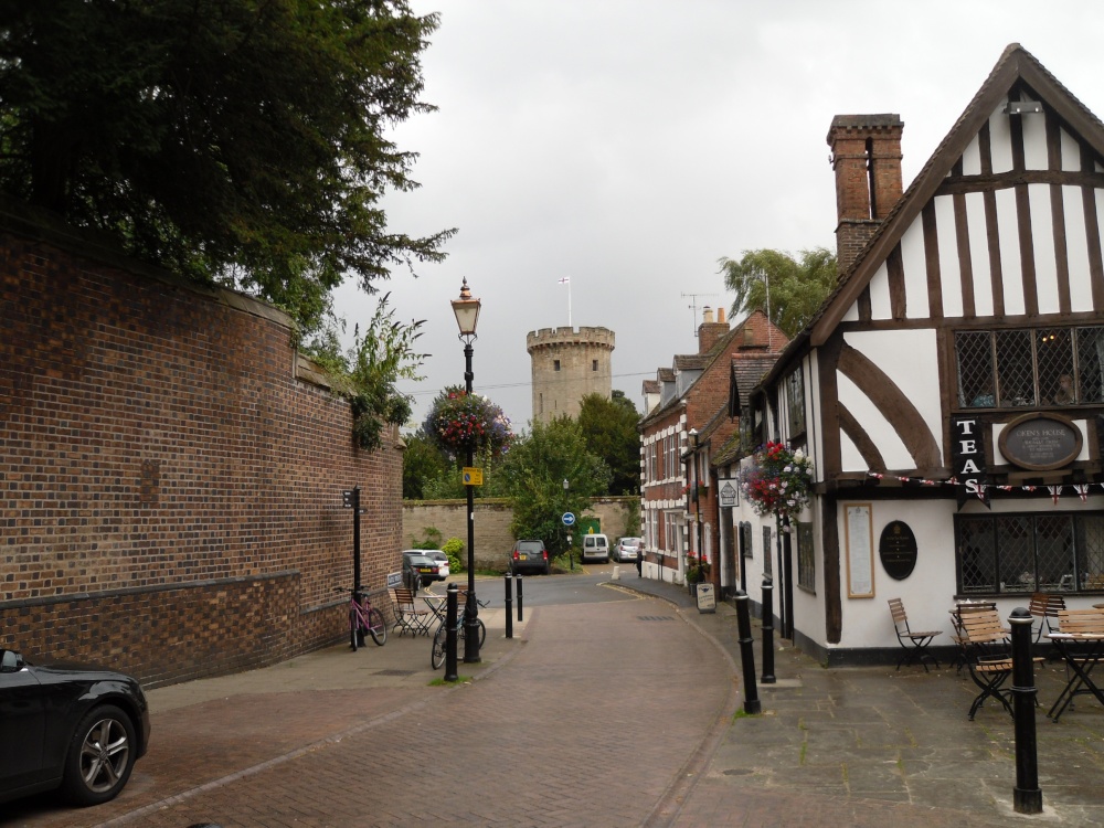 Warwick, view on the castle