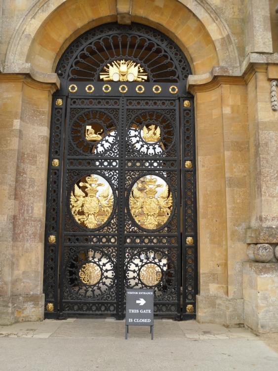 The Blenheim Palace gates