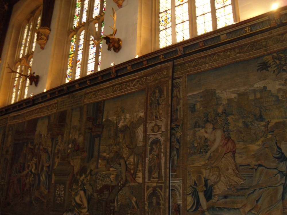 Inside Hampton Court Palace, Tapestries