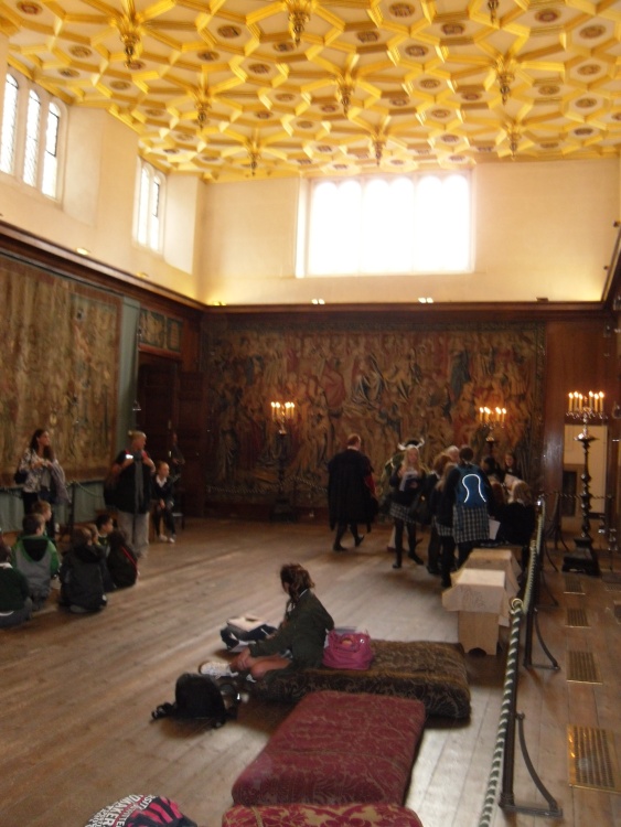 Inside Hampton Court Palace: the guardroom