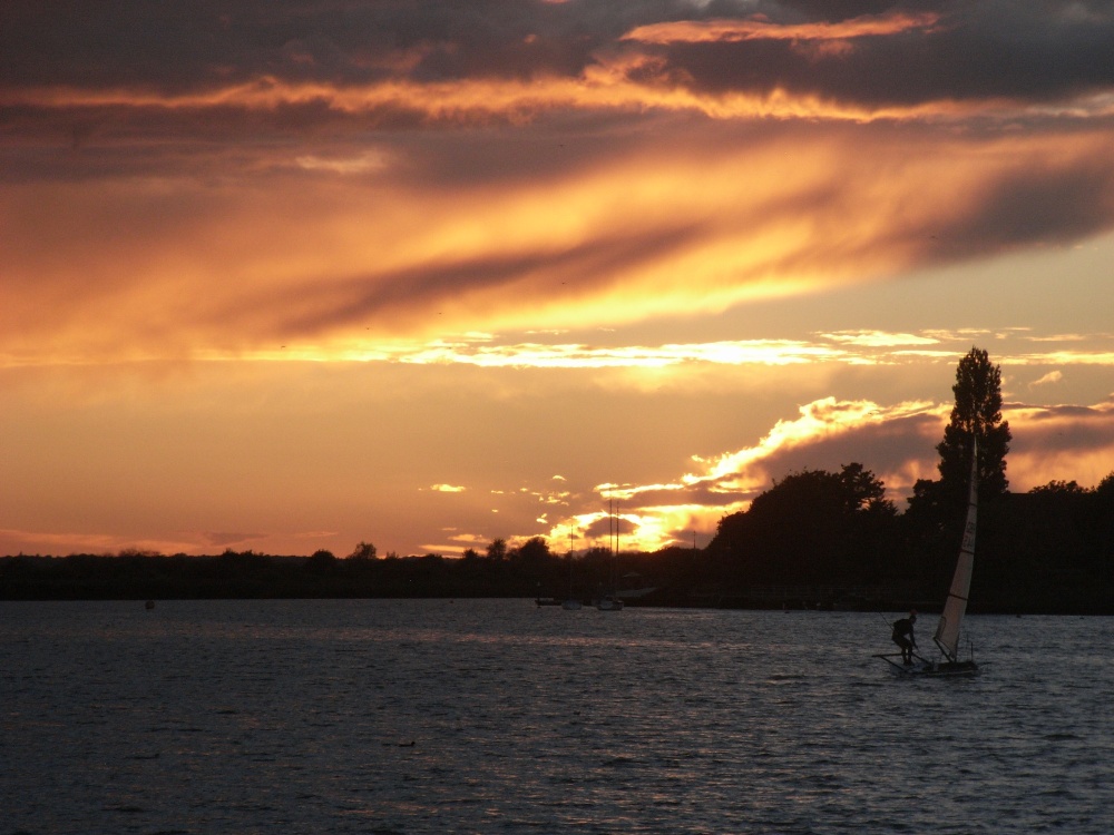 Sunset at Oulton Broad