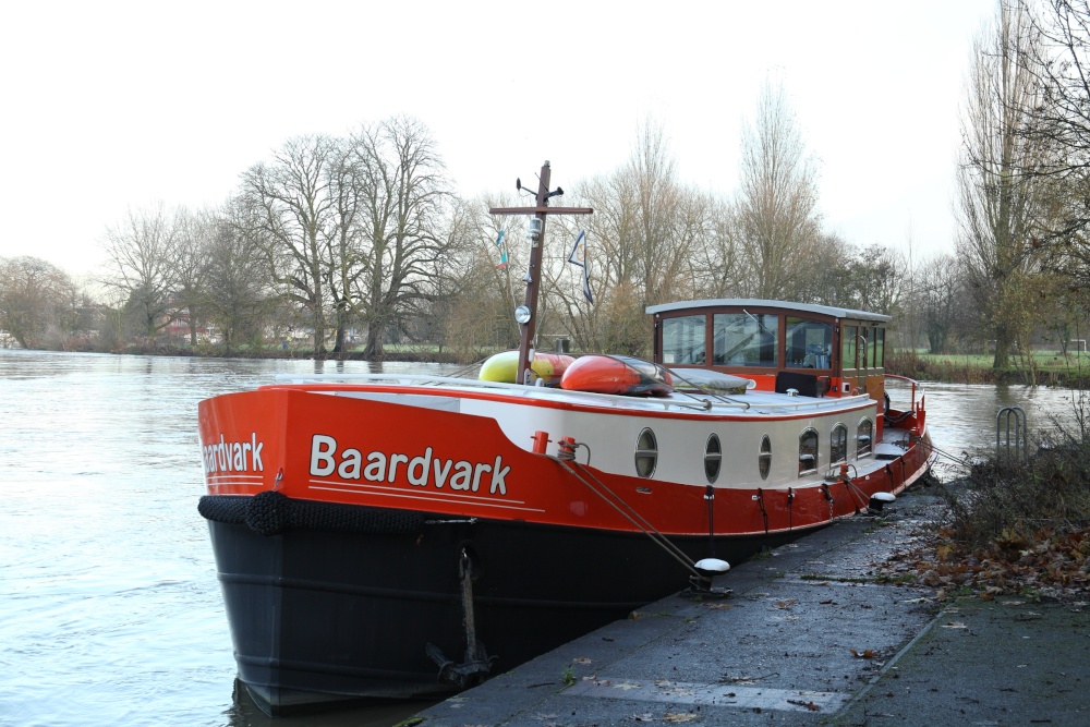Dutch Barge moored at King's Meadow, Reading