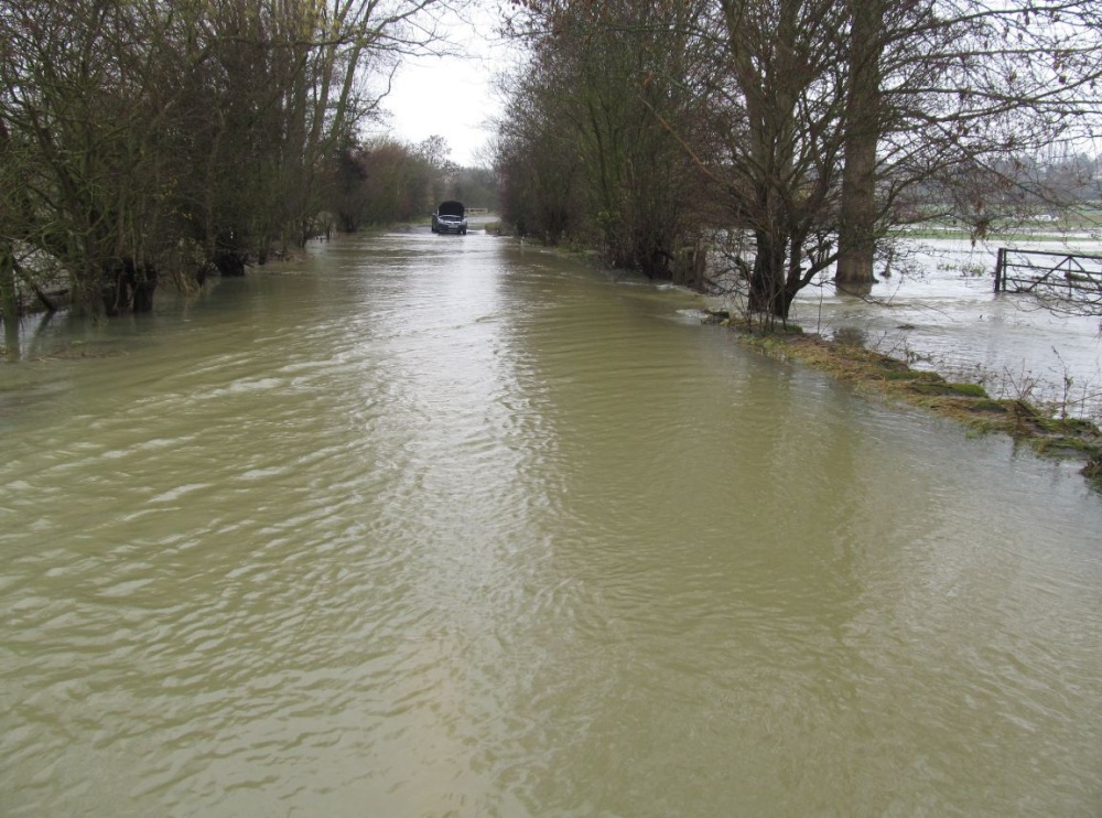 Flooding near Wollaston