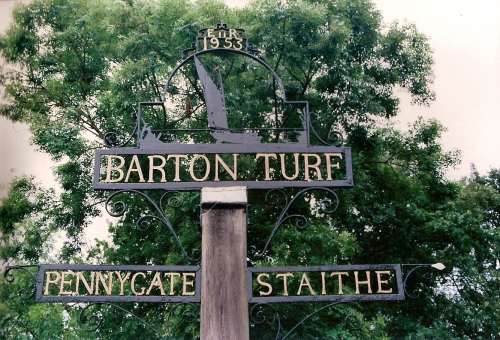 Barton Turf  Village Sign