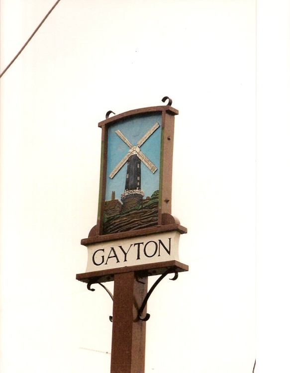 Gayton Village Sign