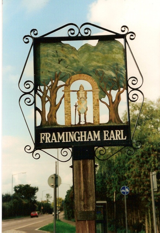 Framingham Earl Village Sign