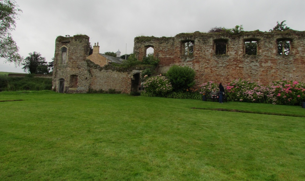 Inside the castle walls