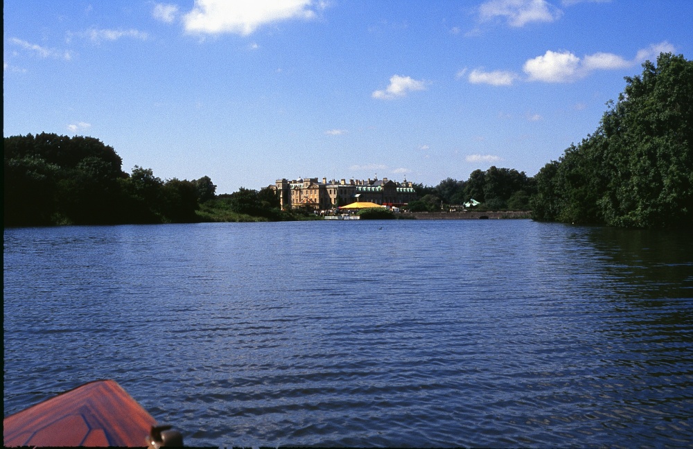 Welbeck Abbey seen from the Lake
