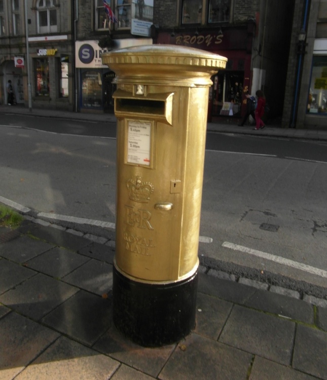 Golden Postbox