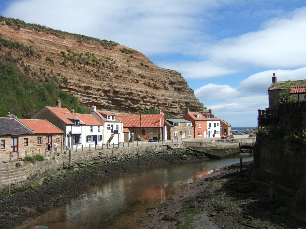 Staithes at Low Tide