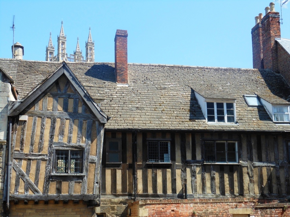 Historic building in St Mary Street, Gloucester