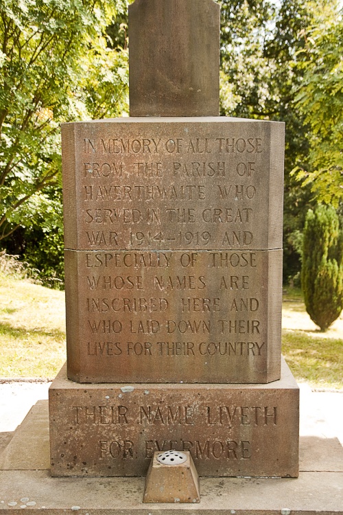 Haverthwaite War Memorial