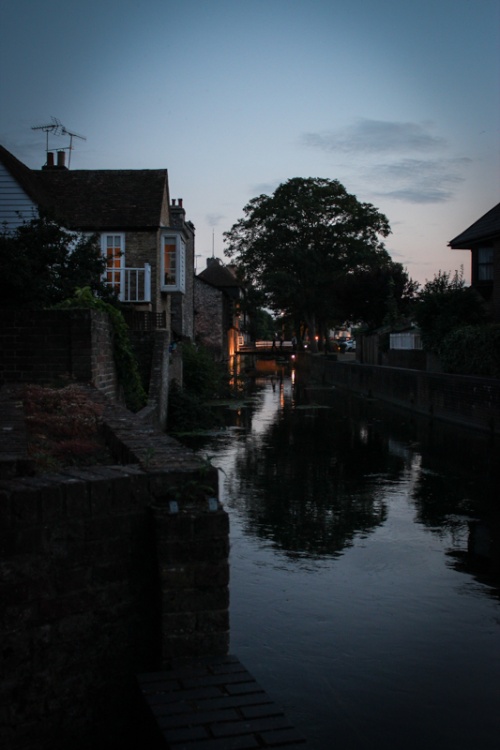 Canterbury by night.