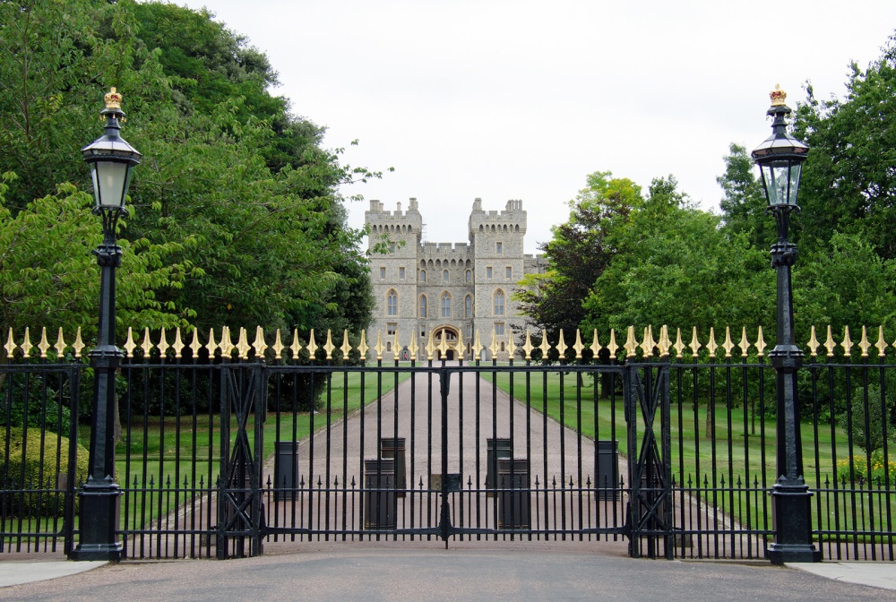 The back gate for Windsor Castle