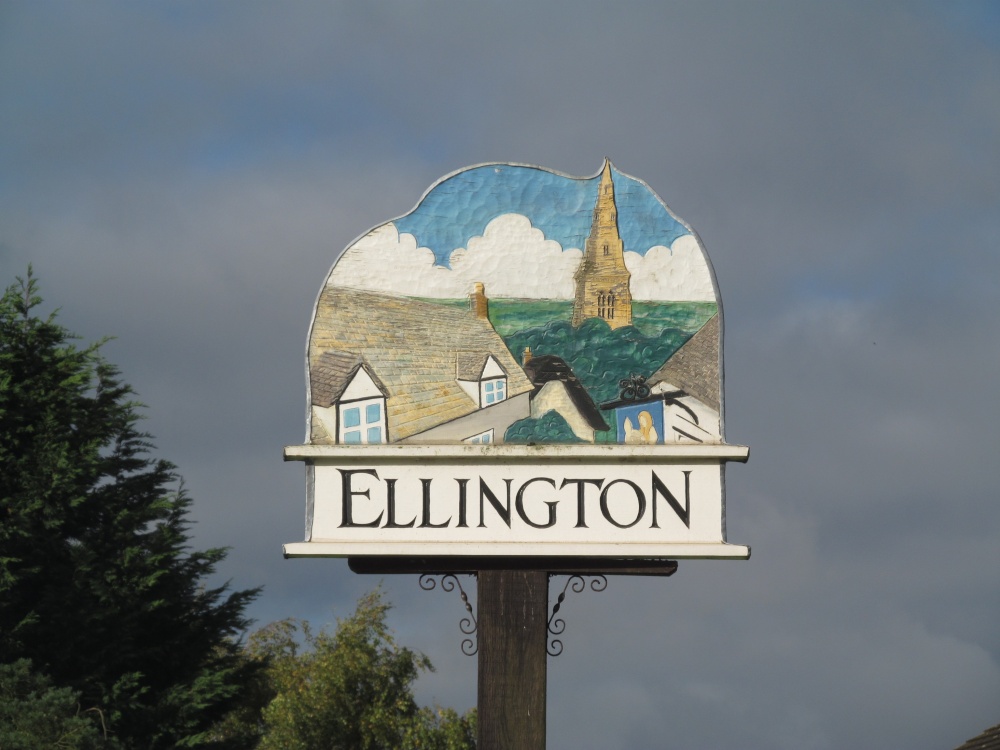 Ellington Village sign