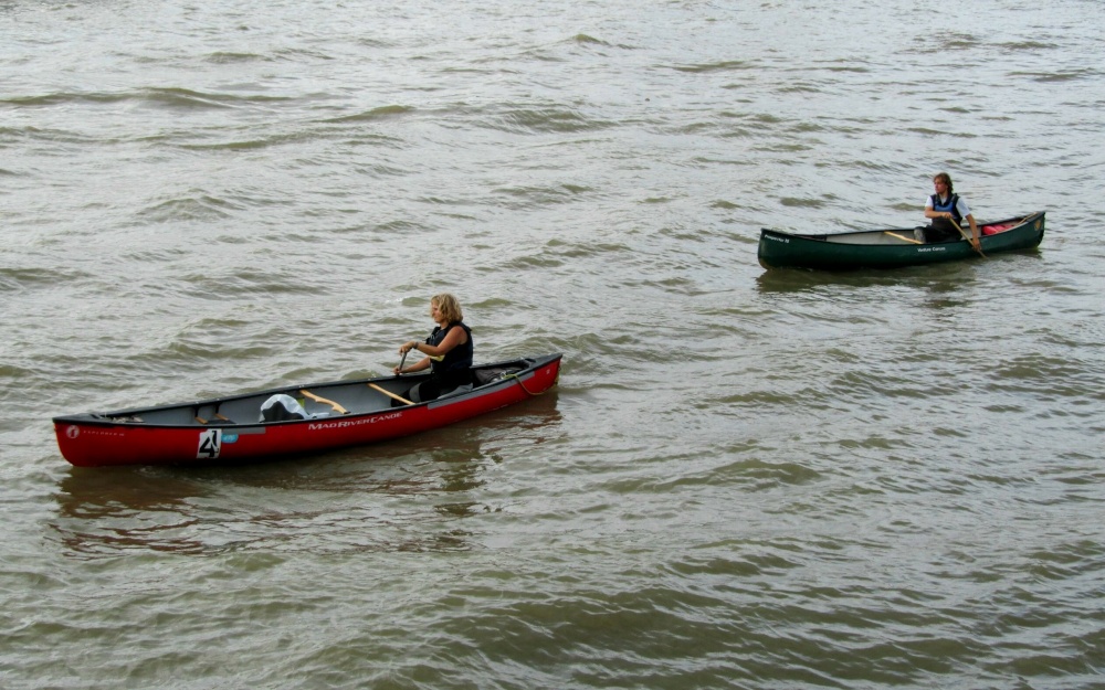 Canoeing on the River Thames