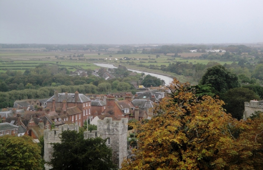 View from Arundel Castle keep