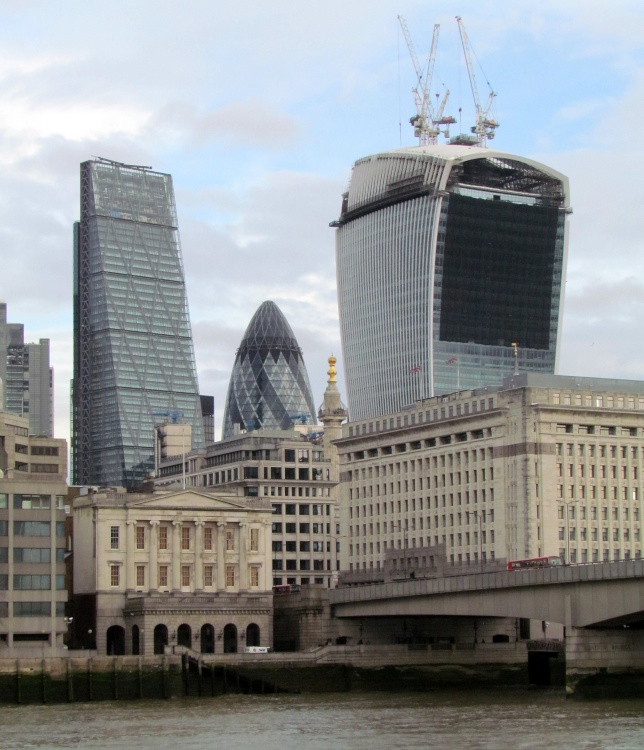 The London skyline, old and new