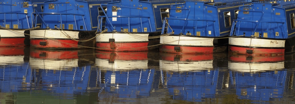 Boats at Alvechurch Marina, Worcestershire