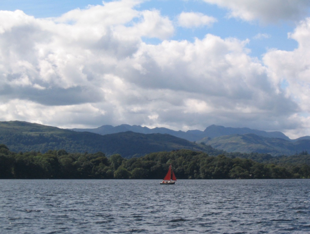 Red Sails on Lake Windermere (6) - August 2007