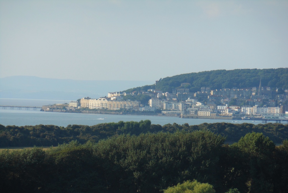 Weston-Super-Mare, seen from Uphill