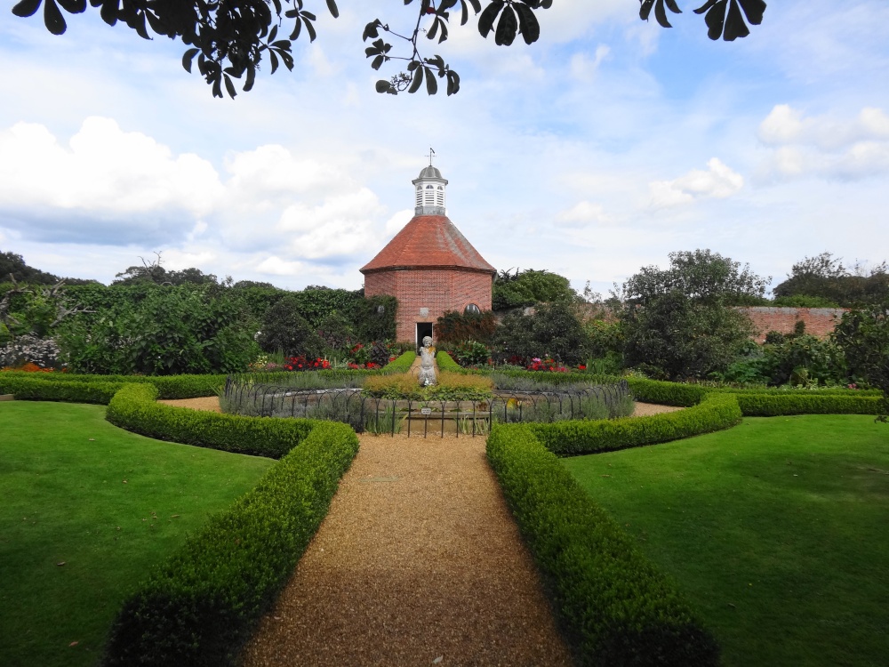 The walled garden at Felbrigg Hall in the village of Felbrigg, Norfolk