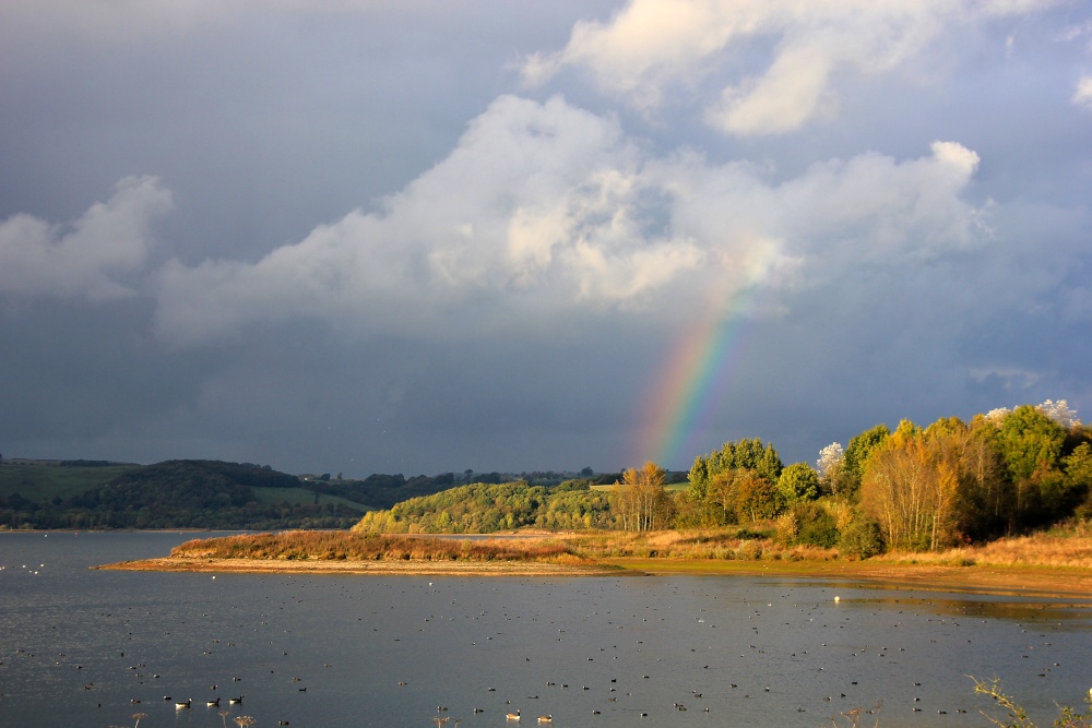 Rainbow over Carsington Water