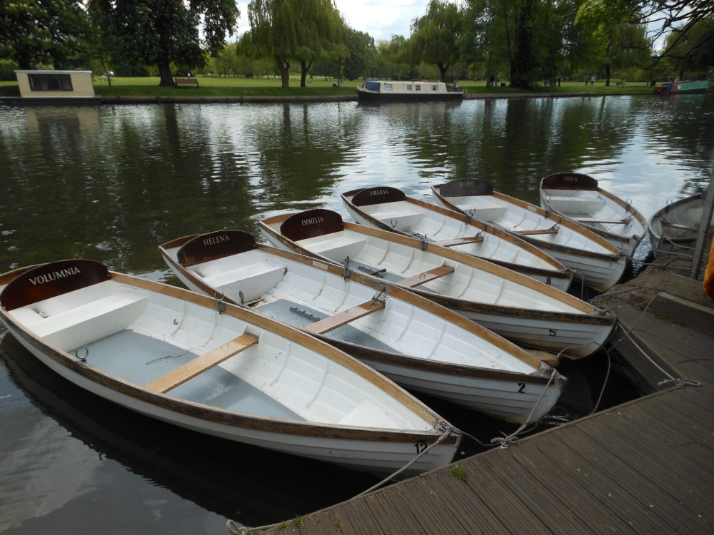 Boats, River Avon, Stratford-upon-Avon, Warwickshire