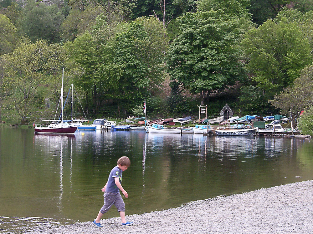 Boats on Lake Ullswater