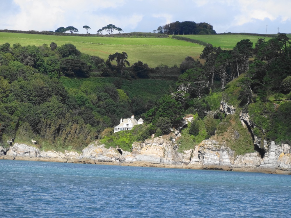 Dartmouth when sailing on the mouth of the river Dart