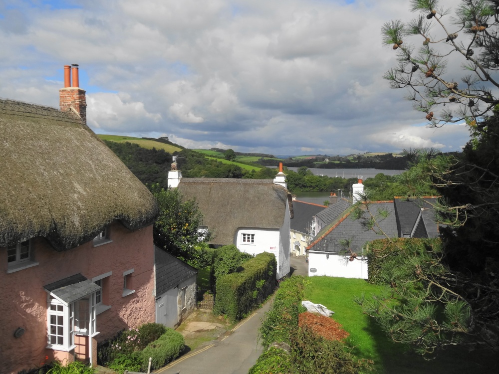 The village of Dittisham, Devon