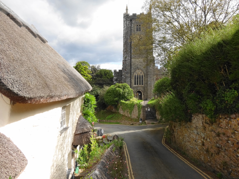 the village of Dittisham, Devon