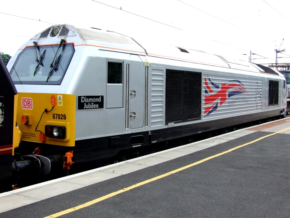 'Diamond Jubilee' Locomotive at Northampton